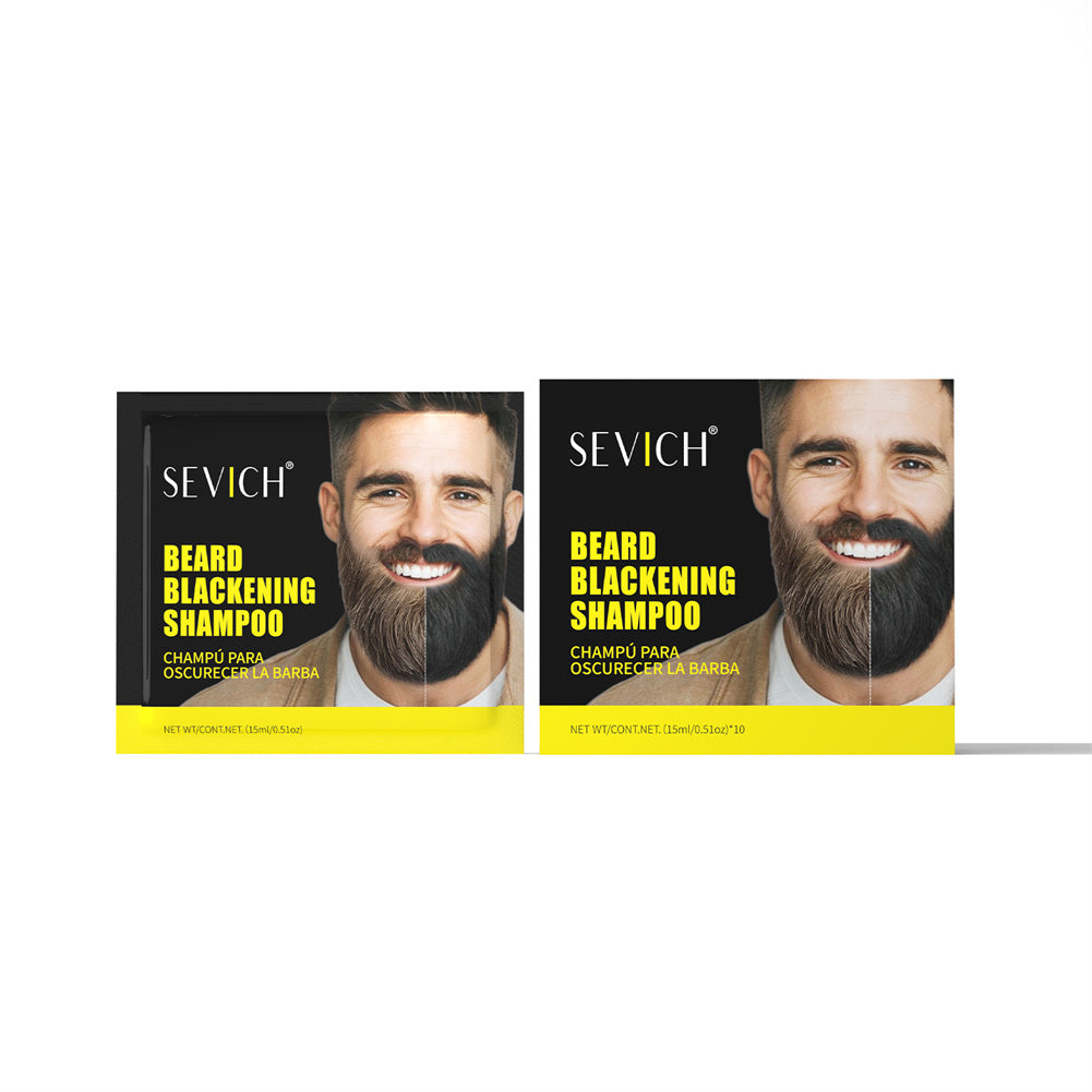 SEVICH Beard Black Shampoo Sachet image 1