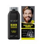 SEVICH Men's 5-in-1 Black Hair & Beard Shampoo image 1