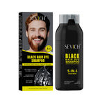 SEVICH Men's 5-in-1 Black Hair & Beard Shampoo image 4