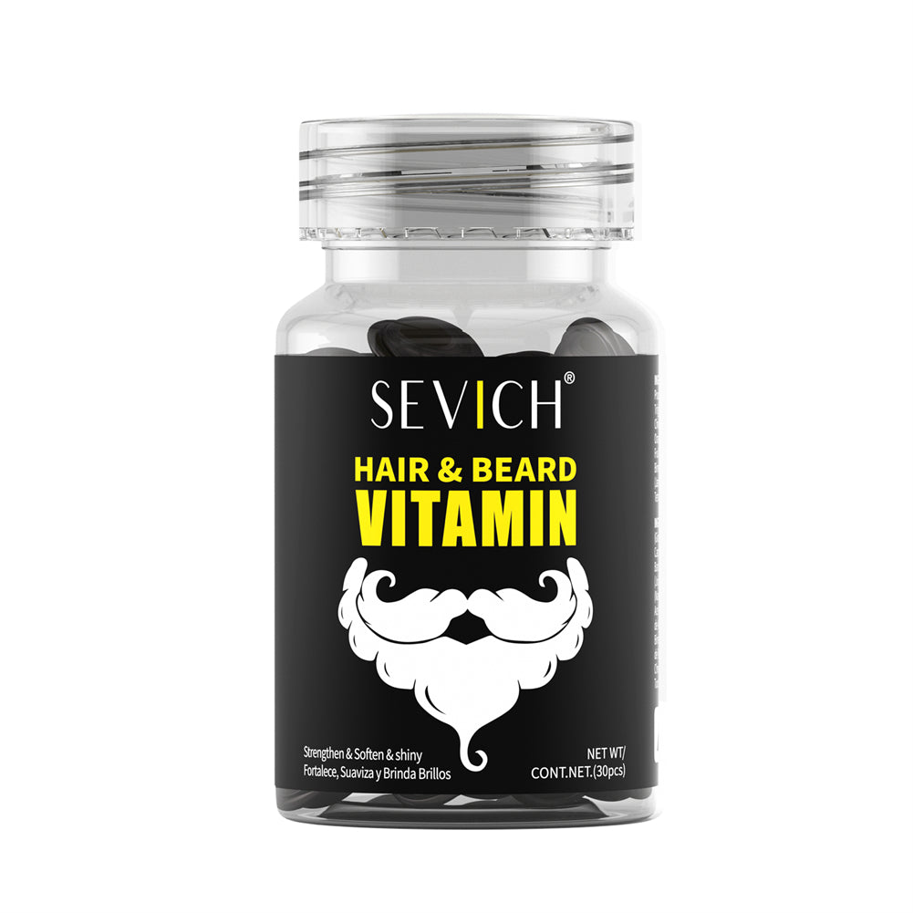 SEVICH Men's Hair & Beard Oil Capsules Black image 4
