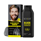 SEVICH Men's 5-in-1 Black Hair & Beard Shampoo image 5