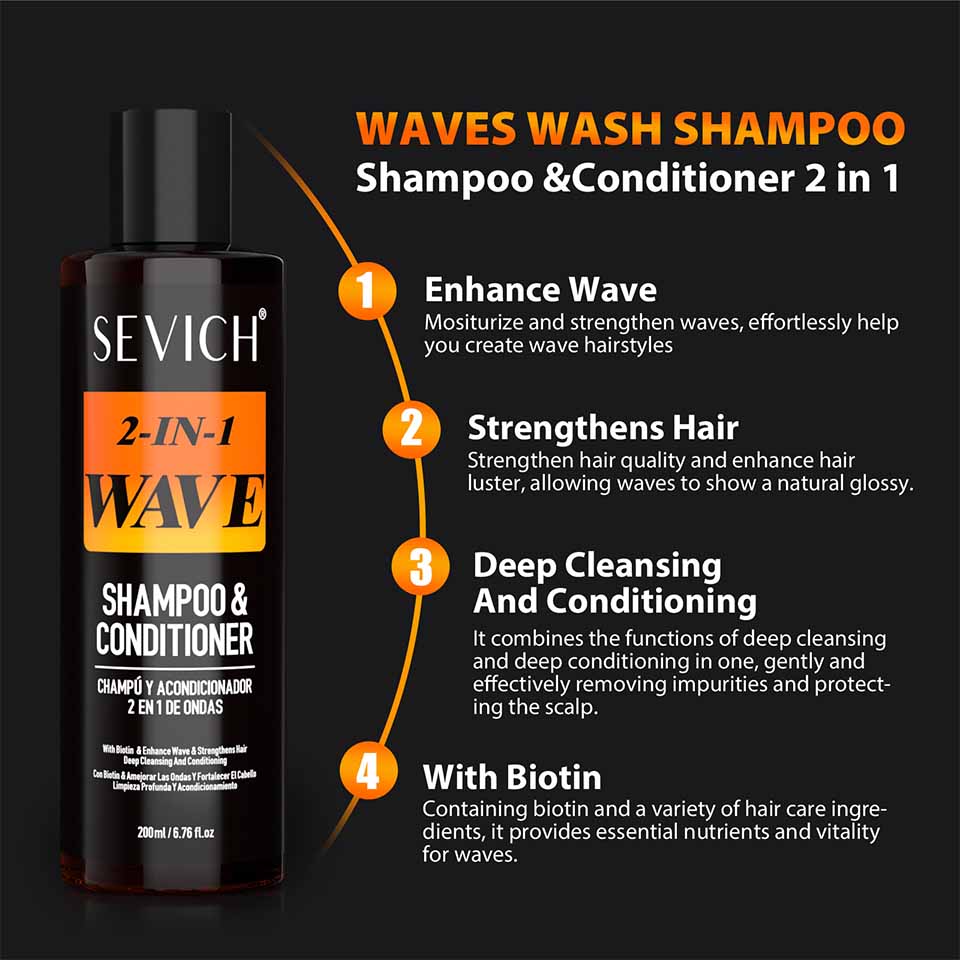 SEVICH 2-in-1 Wave Shampoo 200ml image 5