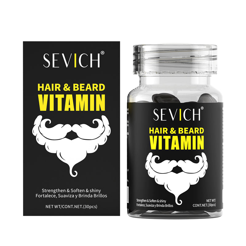 SEVICH Men's Hair & Beard Oil Capsules Black image 6