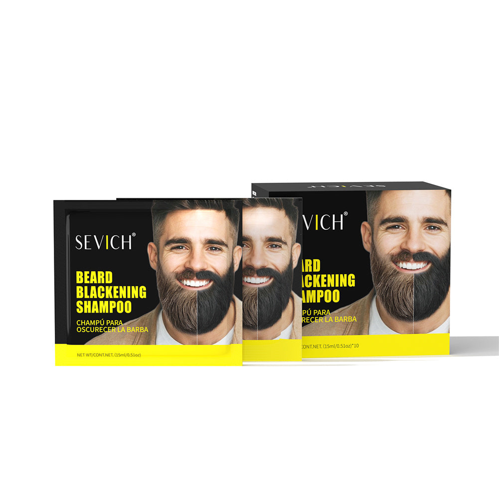 SEVICH Beard Black Shampoo Sachet image 6