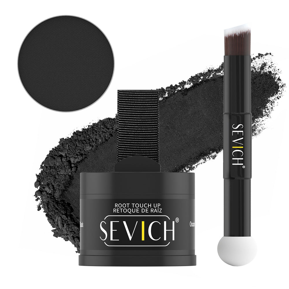 SEVICH 3-in-1 Magnetic Root Touch Up Set 4g Black