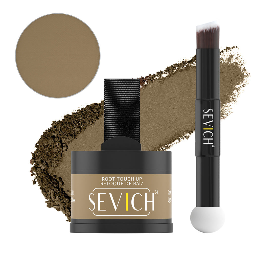 SEVICH 3-in-1 Magnetic Root Touch Up Set 4g Red Brown