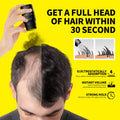SEVICH Men's 12g Hair Building Fibers before and after crown coverage