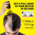 SEVICH Men's 12g Hair Building Fibers before and after crown coverage
