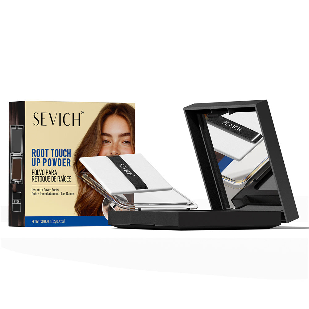 SEVICH Root Touch Up Powder Compact 12g Light Brown