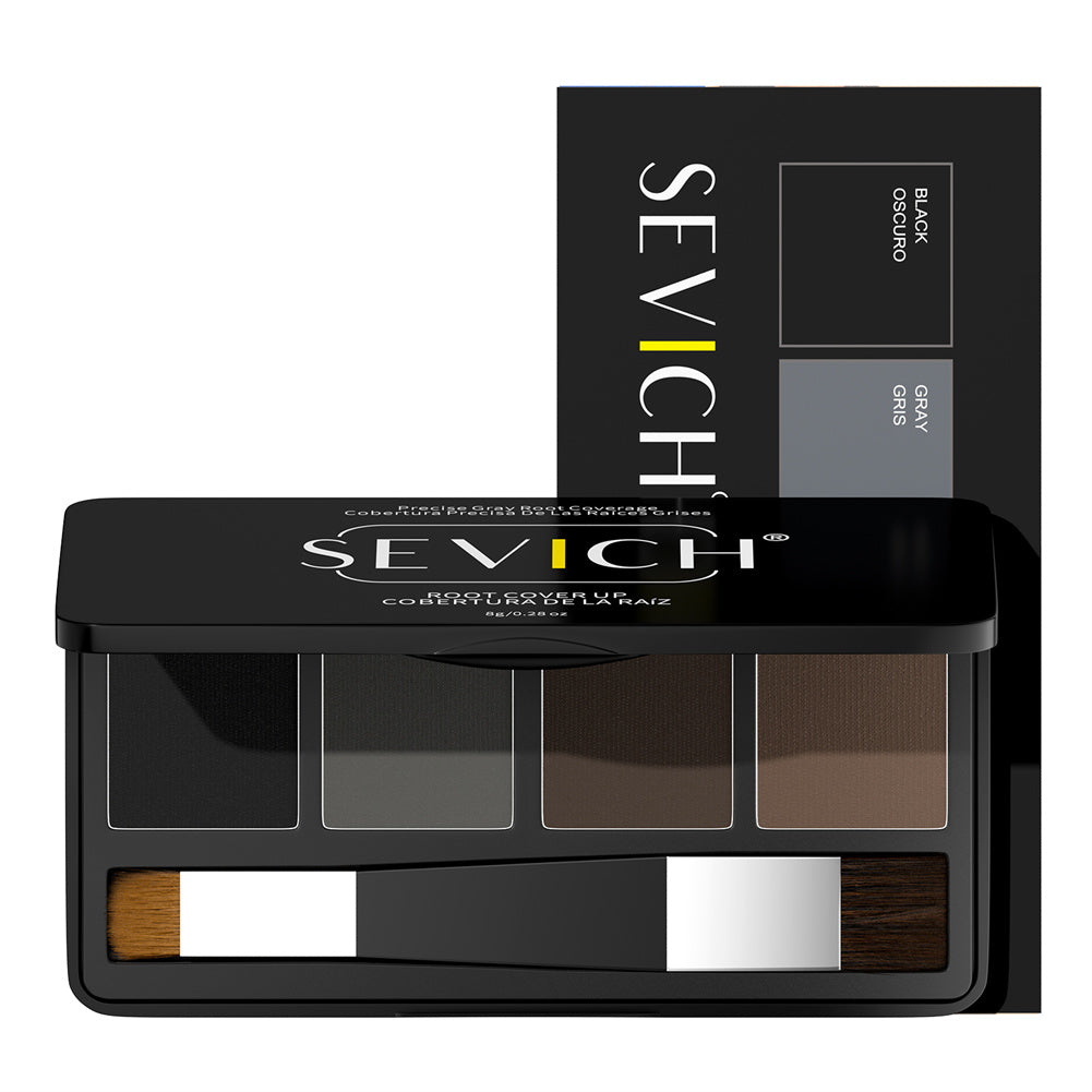 SEVICH 4-in-1 Rectangular Root Touch Up Powder 8g Palette 3
