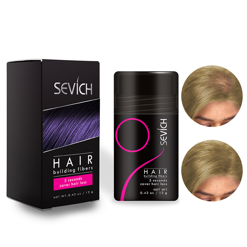 SEVICH 12g Hair Building Fibers - Medium Blonde - SKU S-P-12g-med-blonde